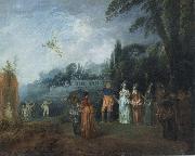 Jean-Antoine Watteau Embarking for Cythera oil